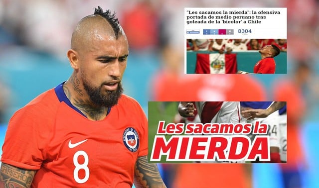 Perú vs Chile: Vergonzosa y ofensiva portada de diario peruano indignó a prensa chilena | FOTOS