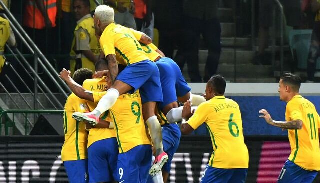 Así fueron los goles de Brasil. (AFP)