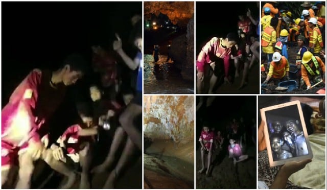 FIFA "feliz" por hallazgo con vida de 12 niños futbolistas perdidos en cueva de Tailandia hace 9 días