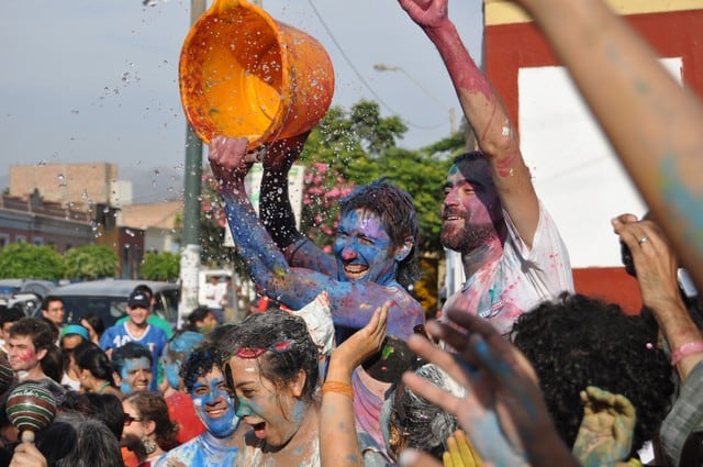 Miles de cajamarquinos celebran los carnavales y nadie se salva. La siguiente imagen fue publicada en Instagram.