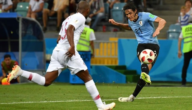 Doblete de Edinson Cavani a Portugal por octavos de final del Mundial Rusia 2018