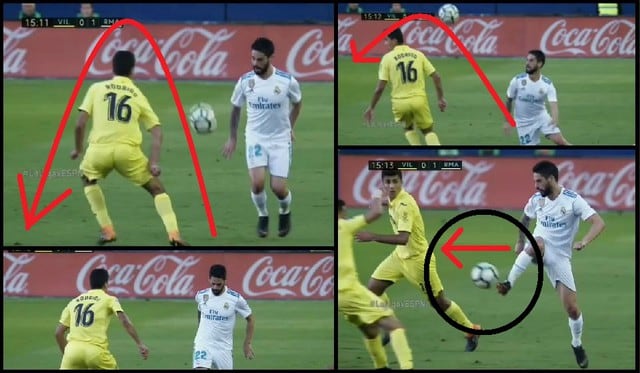 Isco Alarcón: Un sombrero y taco en el aire, la secuencia del artista perfecto en Real Madrid vs Villarreal