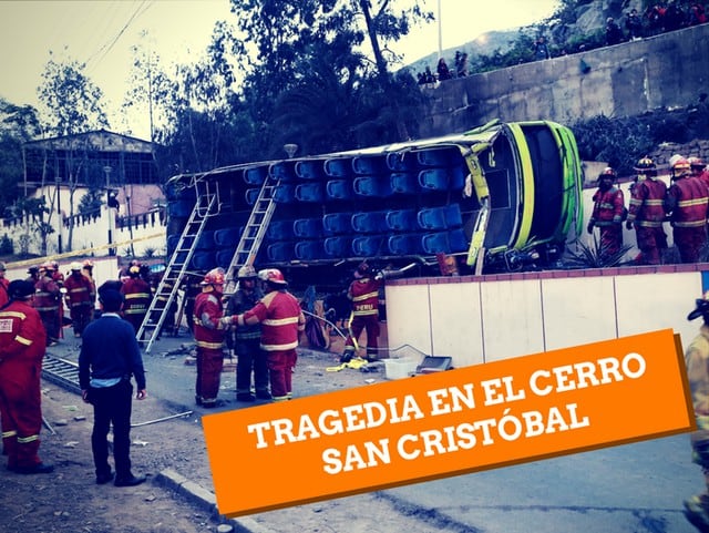 5 claves para entender el por qué de la tragedia en el cerro San Cristóbal, un accidente que se pudo prever. (Fotos: Roberto Bernal y Martín Herrera)