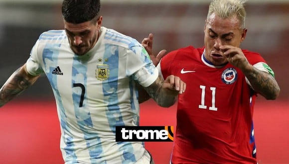 Chile juega con Argentina en Calama por la fecha 15 de las Eliminatorias. (Foto: EFE)