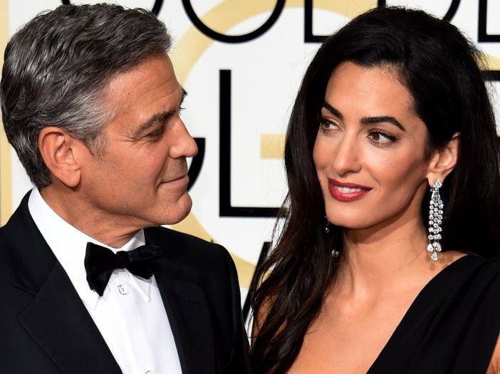 George Clooney y Amal Clooney.