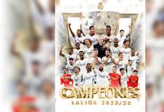 Real Madrid goleó 3-0 a Cádiz y se coronó campeón de la Liga de España gracias a la caída del Barcelona