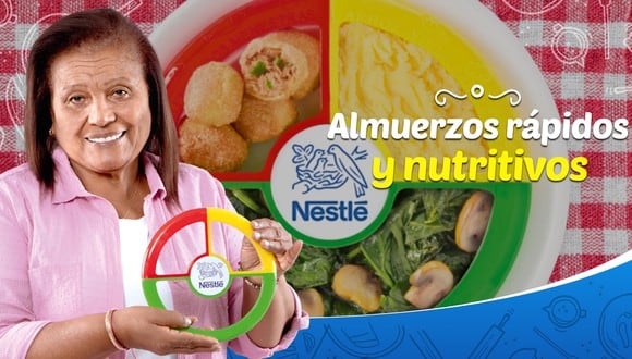Doña Peta sabe que una buena alimentación es clave para el éxito de los niños, por eso se une a esta campaña del RICO PLATO Nestlé.