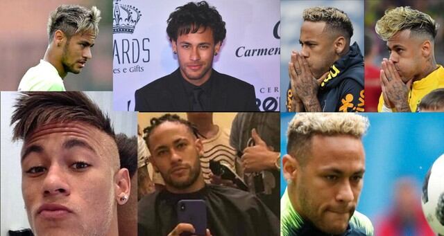 Neymar cambió nuevamente su look, esta vez, por una noble causa..