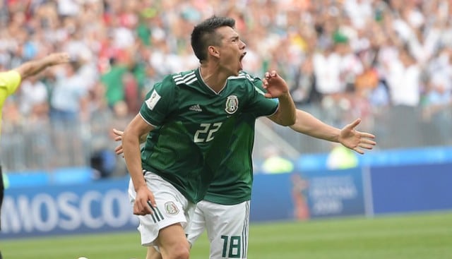 Hirving Lozano, autor del histórico gol de la victoria de México ante Alemania. (Fotos: Agencias)