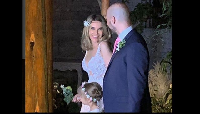 Juliana Oxenford se casó con el padre de su hija en una ceremonia íntima en Pachacámac. (Fotos: Instagram)