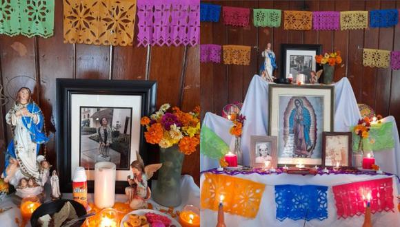 Un altar por el Día de Muertos fue el mejor homenaje para su abuela Imelda del Carmen Cajina Urroz. (Foto: @ravenbIue / Twitter)