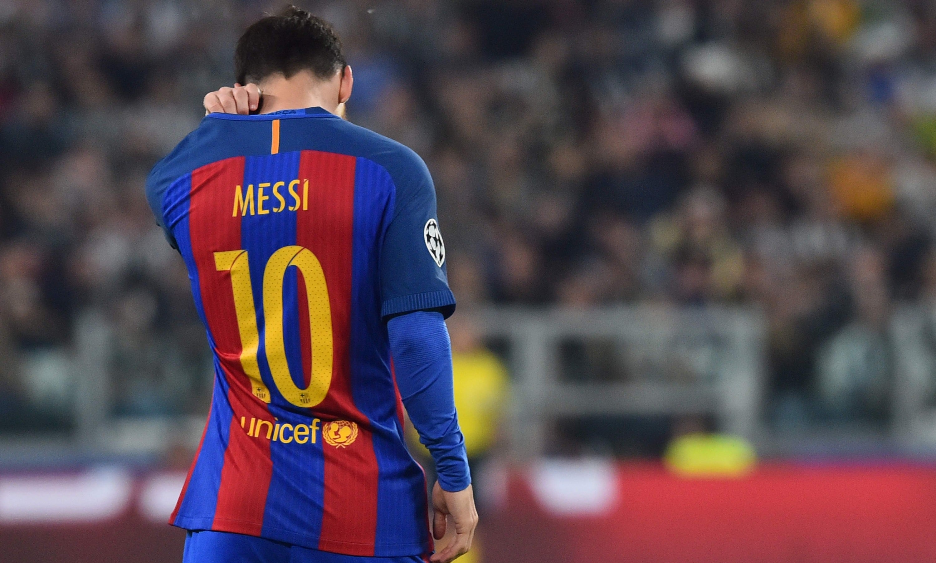 Lionel Messi, Luis Suárez, Neymar y sus rostros de desconcierto y tristeza por una nueva derrota en la Champions League. (Fotos: Agencias)