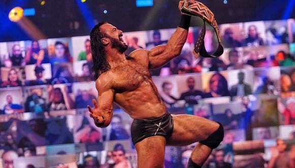 El campeón de WWE Drew McIntyre fue puesto en cuarentena, al dar positivo a la prueba del coronavirus. (WWE)