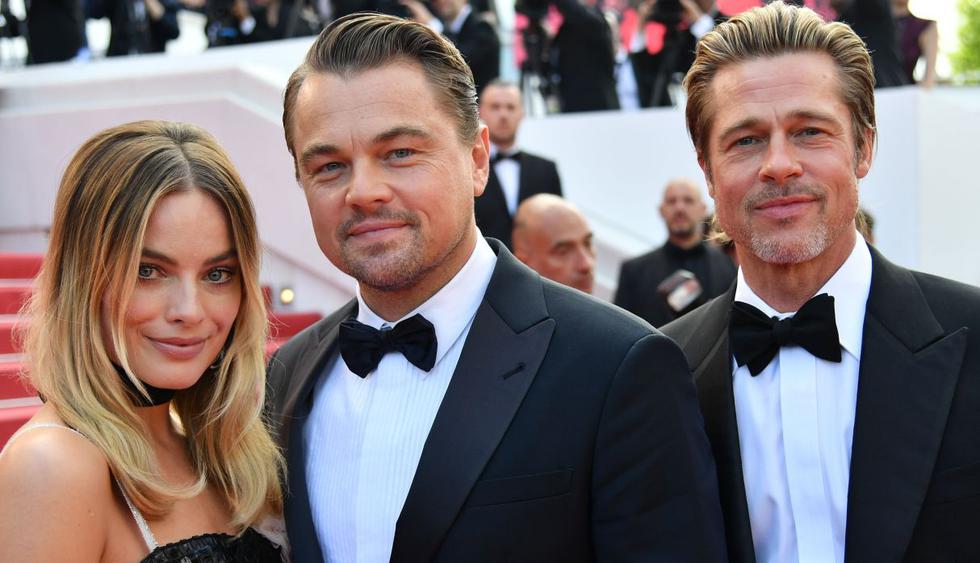 Leonardo DiCaprio y Brad Pitt se robaron el show a su paso por la alfombra roja del Festival de Cannes. (Foto: AFP)