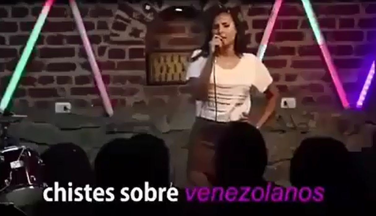 Humorista peruana hizo 'chiste' sobre venezolanos en Perú. (Capturas: Instagram)