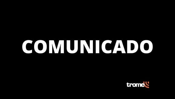 COMUNICADO DE TROME.