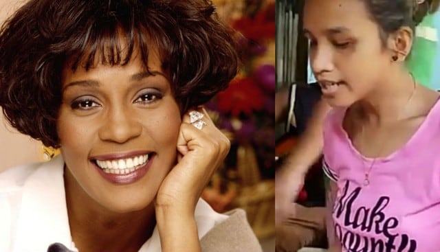 Video de niña filipina nos trae a la memoria a la desaparecida Whitney Houston. (Redes sociales)