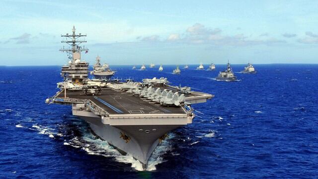 Estados Unidos manda otro portaaviones a Corea del Norte.