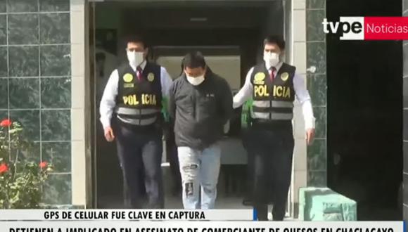 Frank Erick Pisco Guerra fue capturado en los exteriores de una vivienda de Chaclacayo. (Foto: TV Perú)
