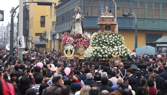 La procesión recorrerá varias calles del Centro de Lima. (El Comercio)