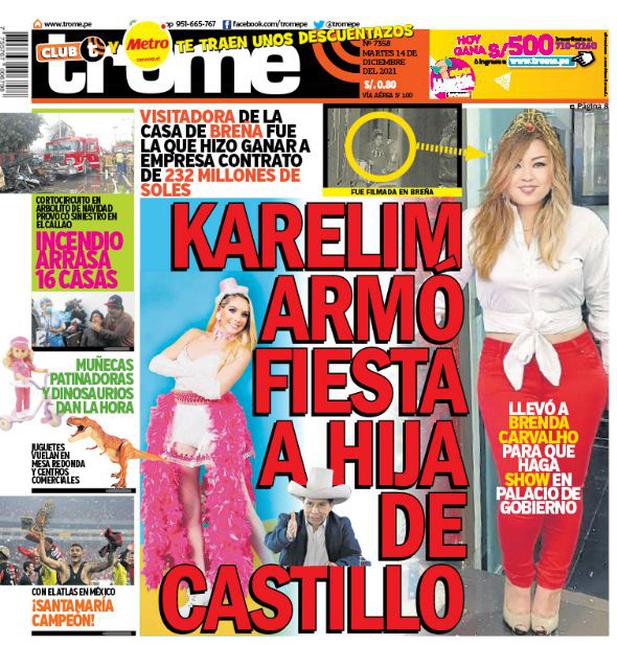 KARELIM ARMÓ FIESTA A LA HIJA DE CASTILLO