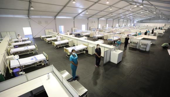 Presidenta de EsSalud Fiorella Molinelli anunció que próximamente implementarán más hospitales de construcción rápida. ( Difusión EsSalud)