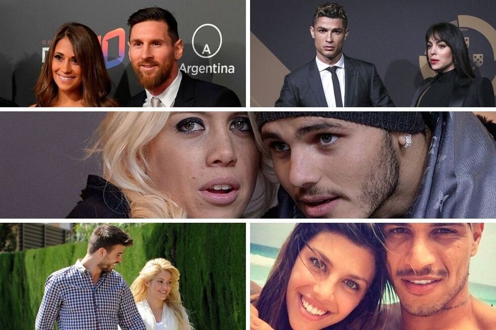 Las parejas más famosas del fútbol mundial