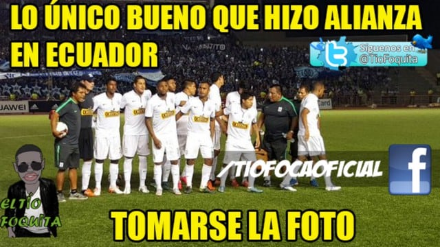 Memes de Alianza Lima y su derrota ante Emelec (Foto: Tío Foquita)