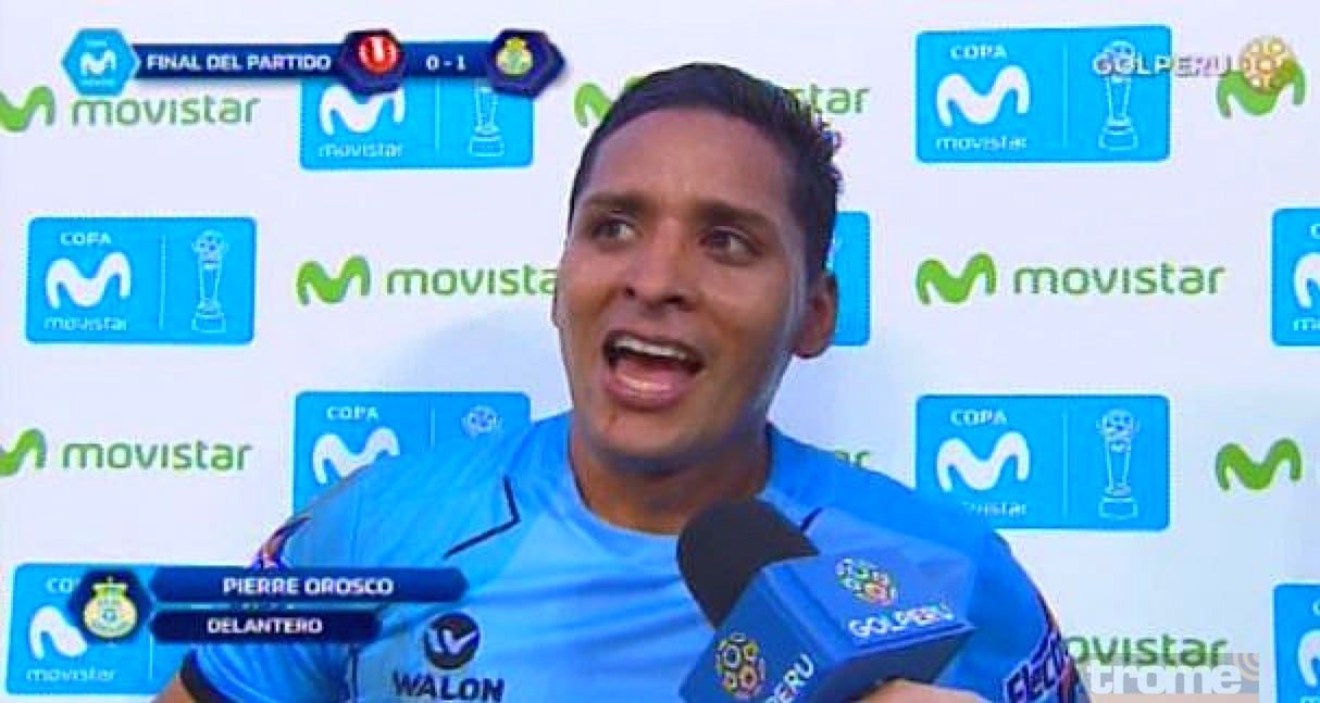 Delantero de Real Garcilaso dio entrevista ensangrentado al final del partido