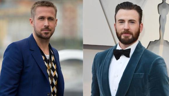 Ryan Gosling y Chris Evans protagonizarán la película más cara de Netflix (Foto: Ander Gillenea/ AFP | Mark Ralston / AFP)