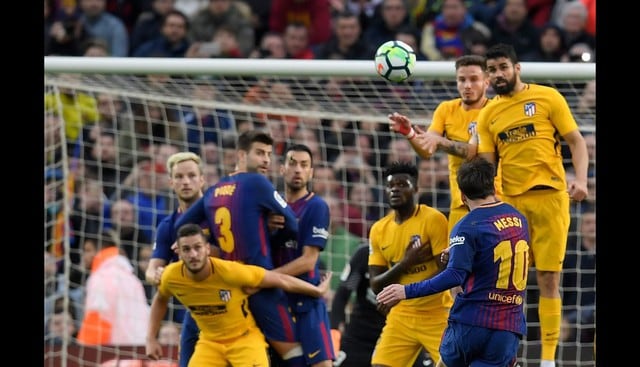 Barcelona vs Atlético Madrid: gol de Lionel Messi