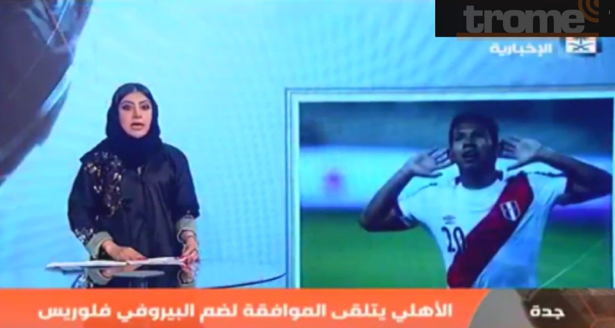 Televisión árabe anuncia posible llegada de Edison Flores