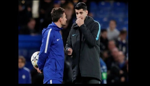Morata se enfadó cuando se enteró que sería suplente en el Barcelona vs Chelsea.