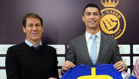 Rudi García aún confía en que Cristiano Ronaldo hará muchos goles en Al Nassr. Foto: Agencias.