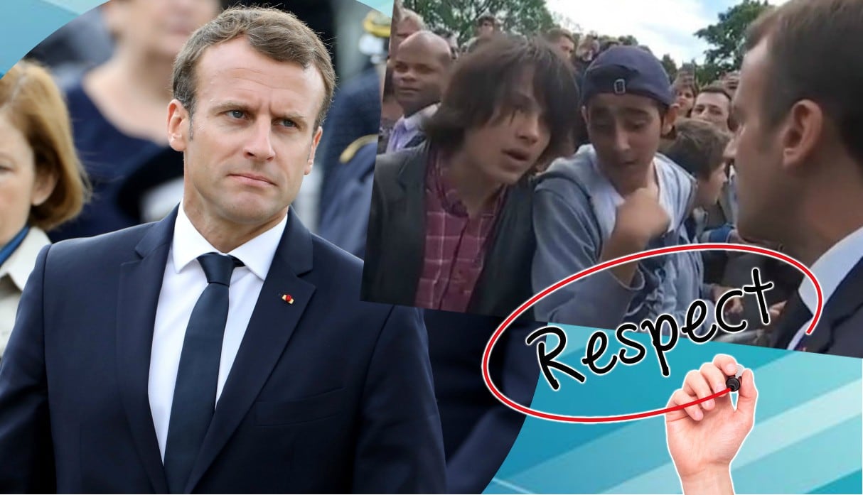 Noticias insólitas: Emmanuel Macron le enmienda la plana a adolescente que lo llamó “Manu” | Francia (Fotos: EFE/AFP)