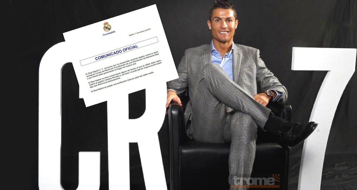 Real Madrid tomará acciones legales sobre caso de violación de Cristiano Ronaldo.
