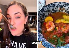 Sasha Grey asombra al preparar ceviche ecuatoriano y usuarios quedan en shock