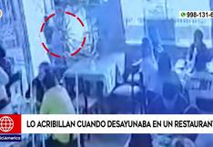 Trujillo: Asesinan a trabajador cuando tomaba desayuno por el Día del Padre VIDEO