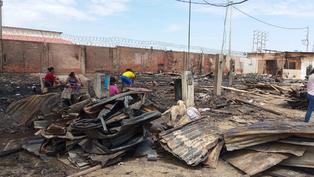Piura: Voraz incendio arrasa doce viviendas y deja en la calle a más de 50 personas | VIDEO