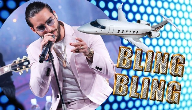Instagram: Maluma vuela alto y lleno de lujos en su avión privado