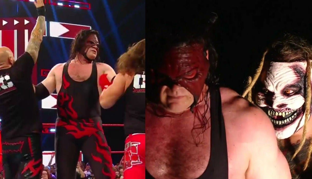 Bray Wyatt  puso fuera de combate a Kane. (Captura Fox Sports 2)
