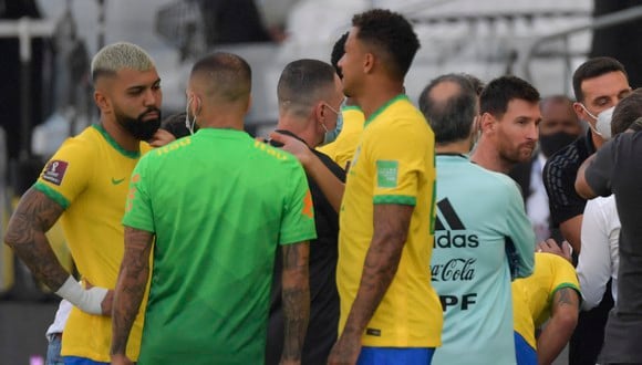 Brasil vs Argentina fue suspendido tras polémica. (Foto: AFP)