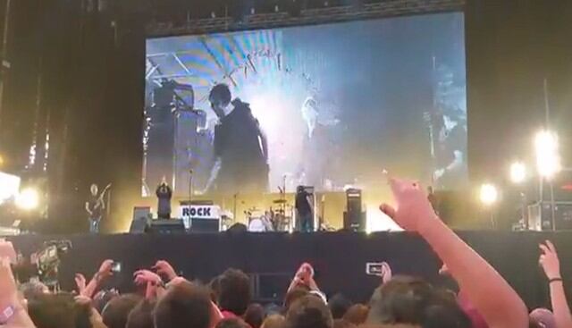 Liam Gallagher abandonó el escenario en el Lollapalooza Chile. (Fotos: Captura YouTube/Agencias)