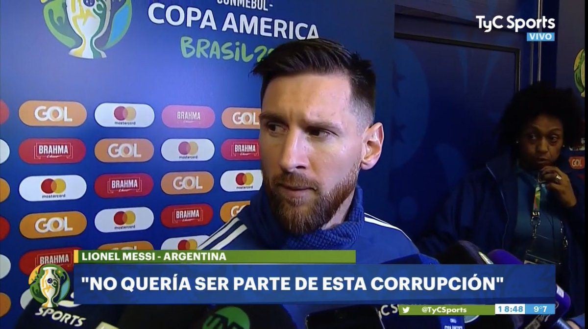 Lionel Messi sobre corrupción: "La copa está servida para Brasil, ojala Perú pueda jugar"