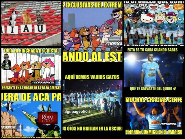 Memes de Sporting Cristal y sus hinchas tras la Noche de la Raza Celeste