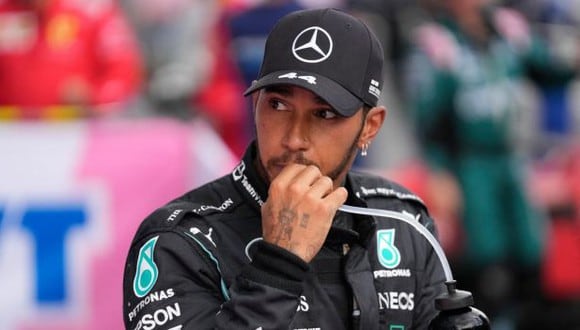 Lewis Hamilton afectado por un término racista usado por el tricampeón de F1 Nelson Piquet. (Foto: AFP)