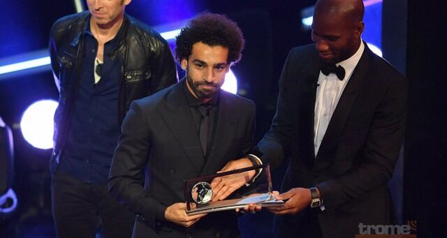 Mohamed Salah se llevó el premio Puskas a mejor gol del año.