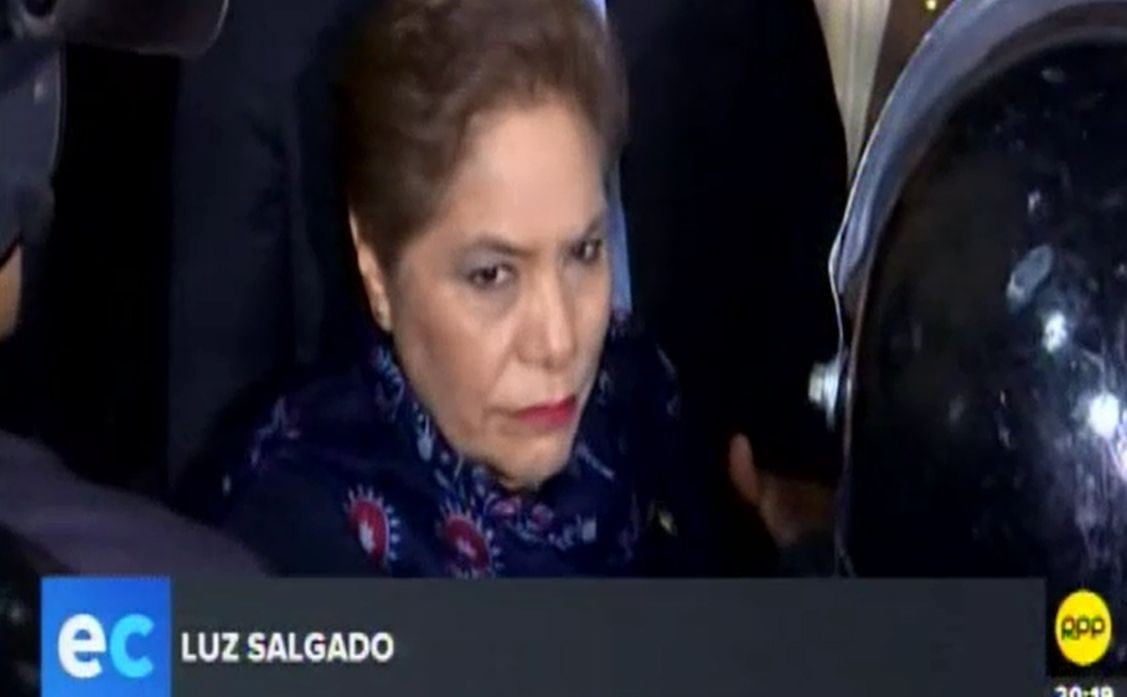Luz Salgado quiso llorar por lideresa de Fuerza Popular, pero no pudo. (Capturas: RPP)