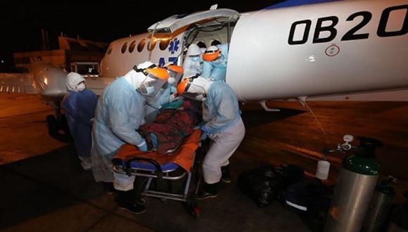 Gobierno prepara vuelo especial para trasladar a 14 personas entre médicos, enfermeras, policías y militares infectados con COVID-19 de Loreto a Lima (foto archivo)