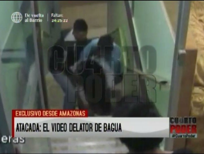 Una joven de 16 años habría sido violada en Bagua. Video demostraría que ella ingresó a un hostal completamente sedada. (América TV)
